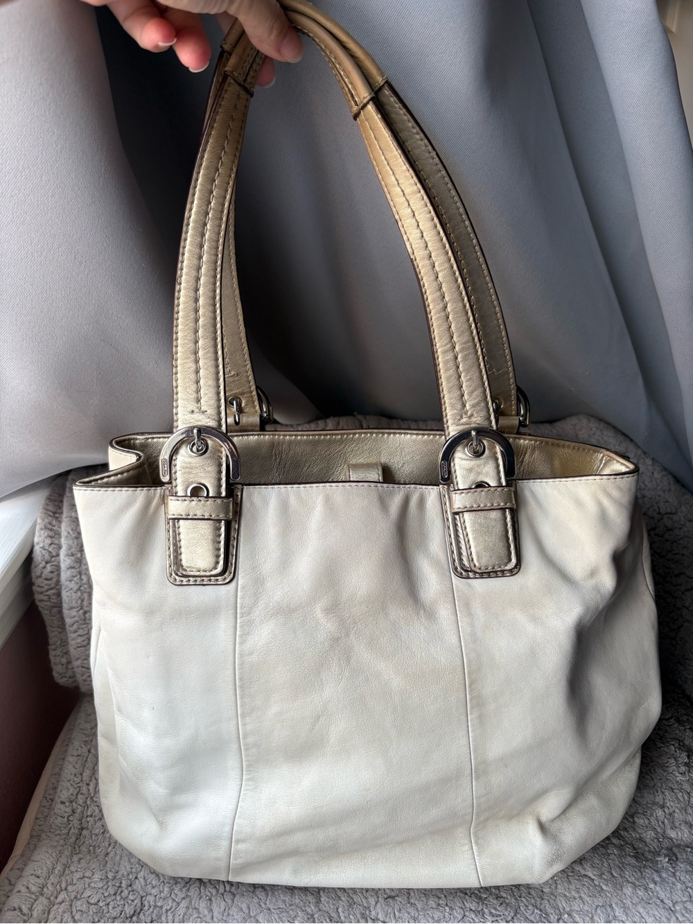 2011 Coach Soho Leather North-South Tote (Style F17216)